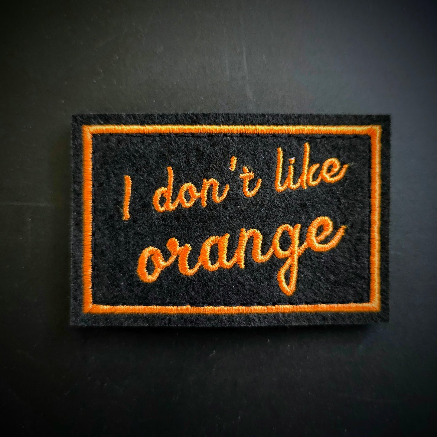 i don't like orange